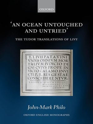 cover image of An Ocean Untouched and Untried